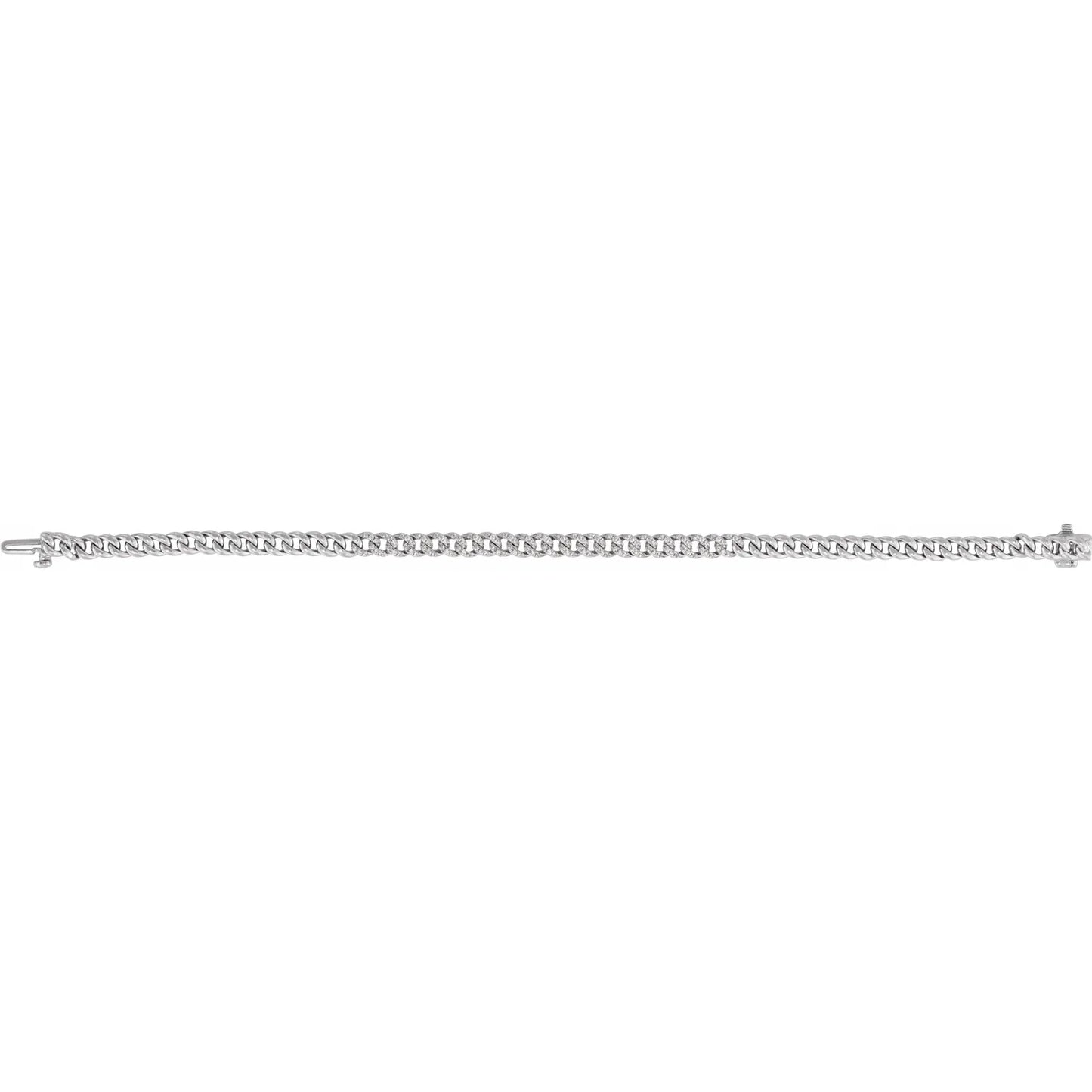 Diamond Accented Link Bracelet