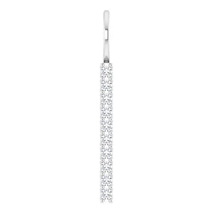 Lab Grown Diamond Bar Necklace